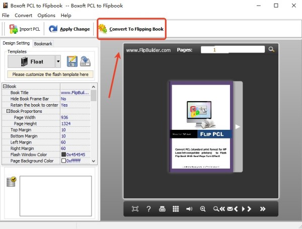 Boxoft PCL to Flipbook