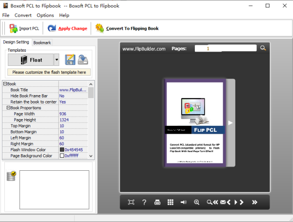 Boxoft PCL to Flipbook