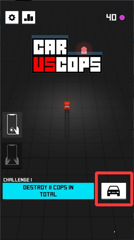 car vs cops