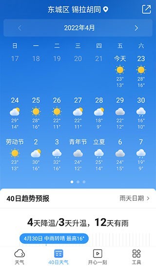 15日天气预报