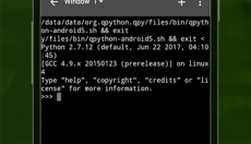 QPython 截图