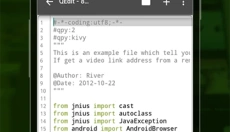QPython 截图