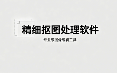 精细抠图处理软件