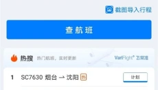 飞常准航班查询 截图