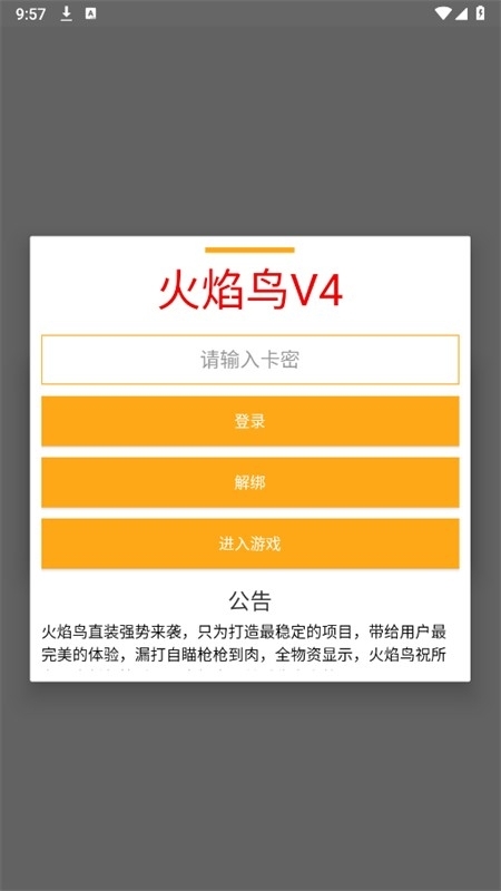 和平精英火焰鸟直装