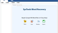 SysTools Docx Repair 截图