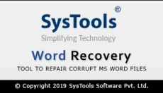 SysTools Docx Repair 截图