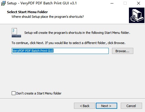 VeryPdf PDF Batch Print GUI