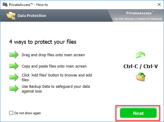 PrivateAccess win
