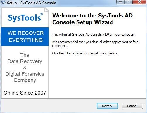 SysTools AD Console