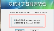 cpu双核补丁智能安装包 截图