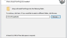 FontForge 截图