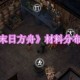 《末日方舟》材料分布图