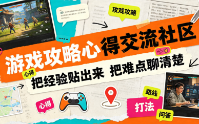 游戏攻略论坛