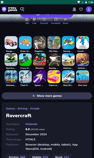crazygames游戏盒子
