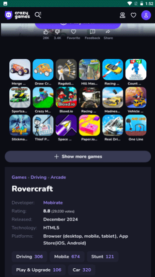 crazygames游戏盒子