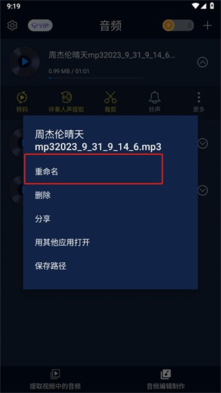 音频提取器