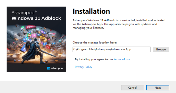 Ashampoo Windows 11 AdBlock