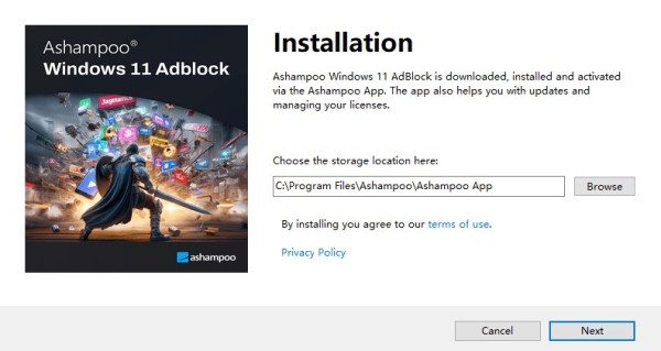 Ashampoo Windows 11 AdBlock